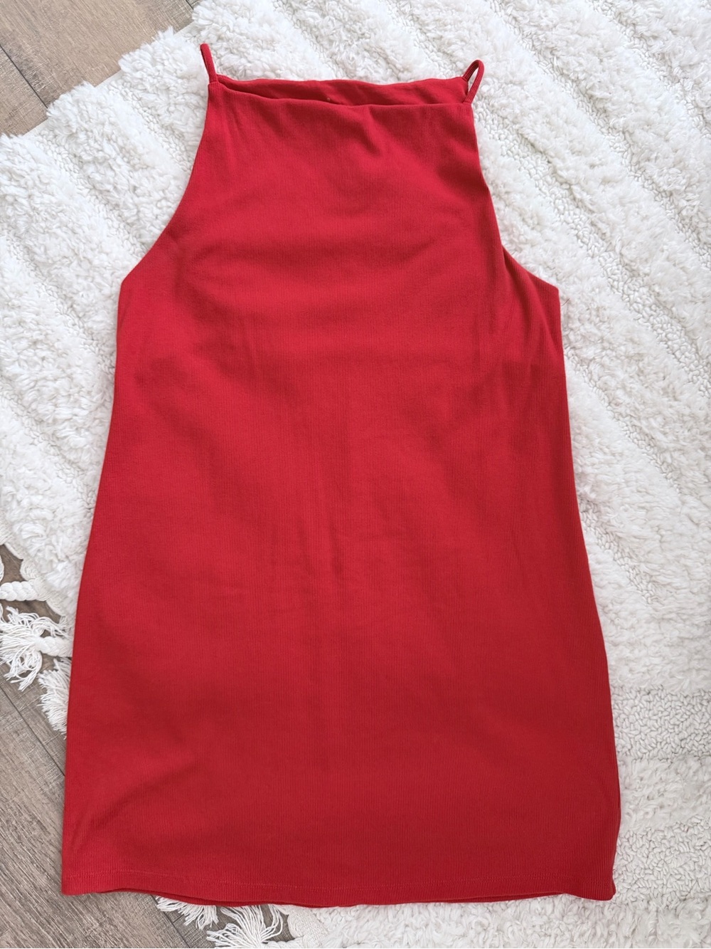 a new day Red High-Neck Cami Dress